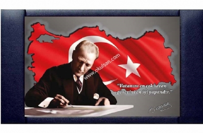 Atatrk ve Trkiye resmi makam panolar fiyatlar 85x140 cm
