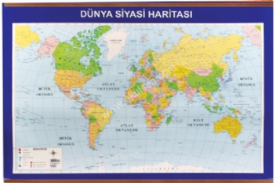 Dnya Haritas tal en ucuz Dnya haritas fiyatlar 70x100 cm