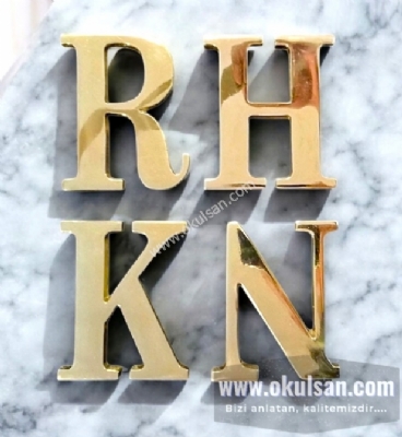 Pirin� d�k�m yaz�lar Pirin� harfler pirin� rakam 20 cm �l��s�